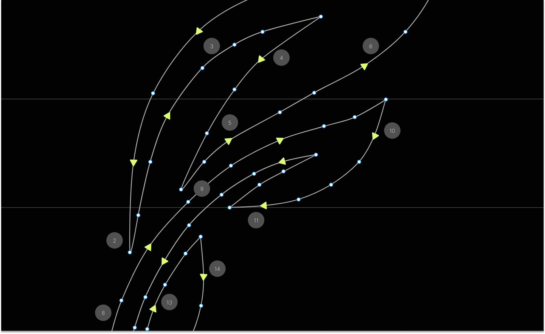 Fresia logo construction — vector paths